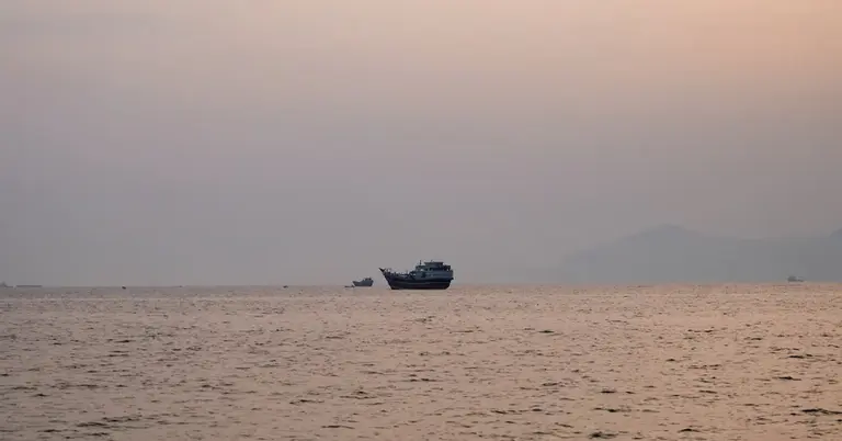 হরমুজ প্রণালিতে চলাচল করছে জাহাজ